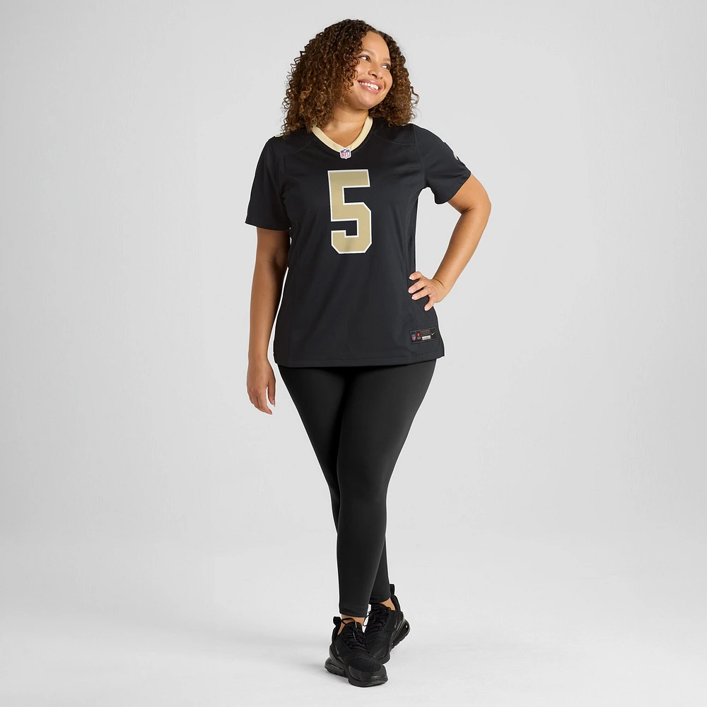 Women's Nike Lynn Bowden Jr.  Black New Orleans Saints Team Game Jersey
