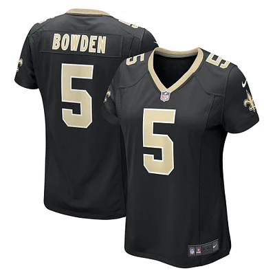 Women's Nike Lynn Bowden Jr.  Black New Orleans Saints Team Game Jersey