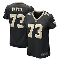 Maillot de match l'équipe Nike Max Garcia des New Orleans Saints pour femme, noir