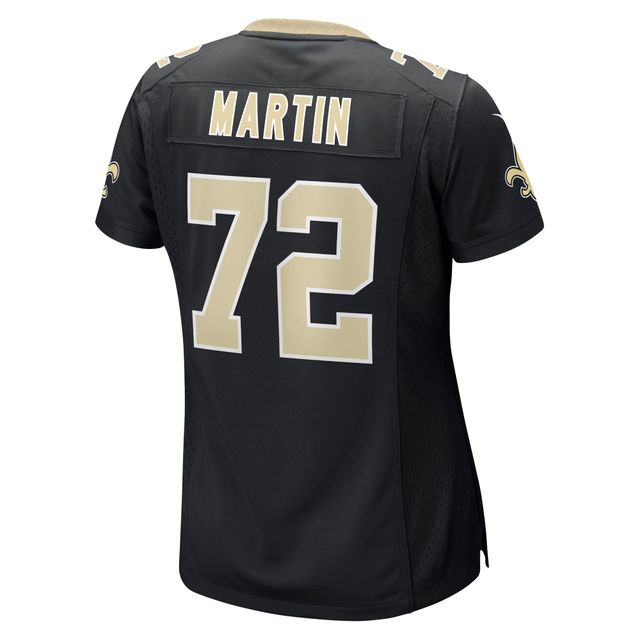 Maillot de joueur jeu Nike Nick Martin pour femmes, noir, New Orleans Saints
