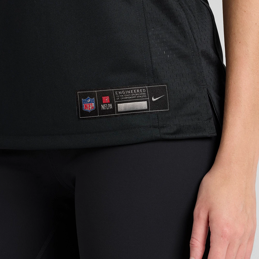 Maillot de match Nike Pete Werner noir des Saints la Nouvelle-Orléans pour femme