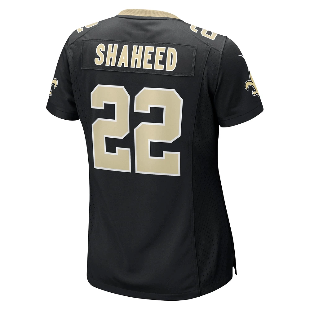 Women's Nike Rashid Shaheed  Black New Orleans Saints Team Game Jersey