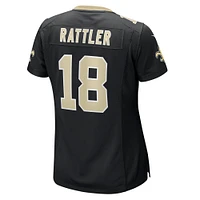 Women's Nike Spencer Rattler  Black New Orleans Saints Game Jersey