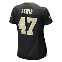Women's Nike Terrell Lewis  Black New Orleans Saints Game Jersey