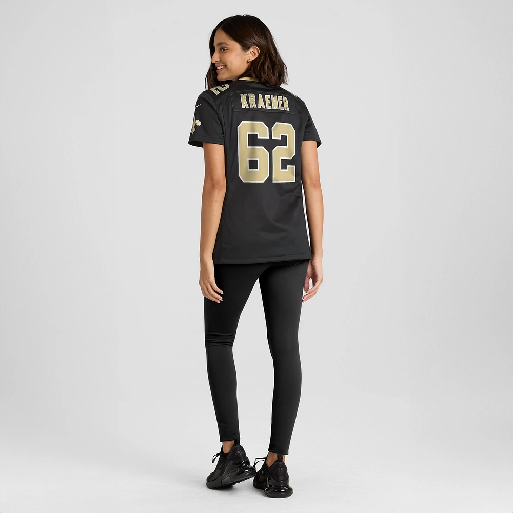 Women's Nike Tommy Kraemer  Black New Orleans Saints Team Game Jersey