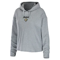 Women's WEAR by Erin Andrews Heathered Gray New Orleans Saints Pullover Hoodie & Pants Lounge Set