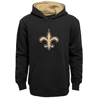Youth Black New Orleans Saints Prime Pullover Hoodie