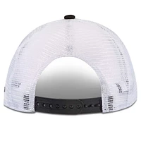 Youth New Era Black New Orleans Saints Tear 9FIFTY Trucker Snapback Hat