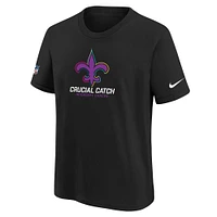 Youth Nike  Black New Orleans Saints 2024 NFL Crucial Catch T-Shirt