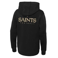 Youth Nike Black New Orleans Saints Club Fleece Pullover Hoodie