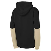 Youth Nike  Black New Orleans Saints Club Pullover Hoodie