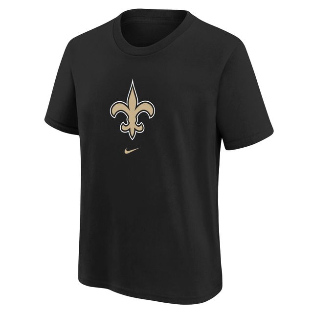 T-shirt Nike New Orleans Saints Logo Wordmark pour enfant - Noir