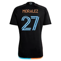 Maillot réplique du joueur adidas Maximiliano Moralez New York City FC 2025 Legacy pour homme, noir