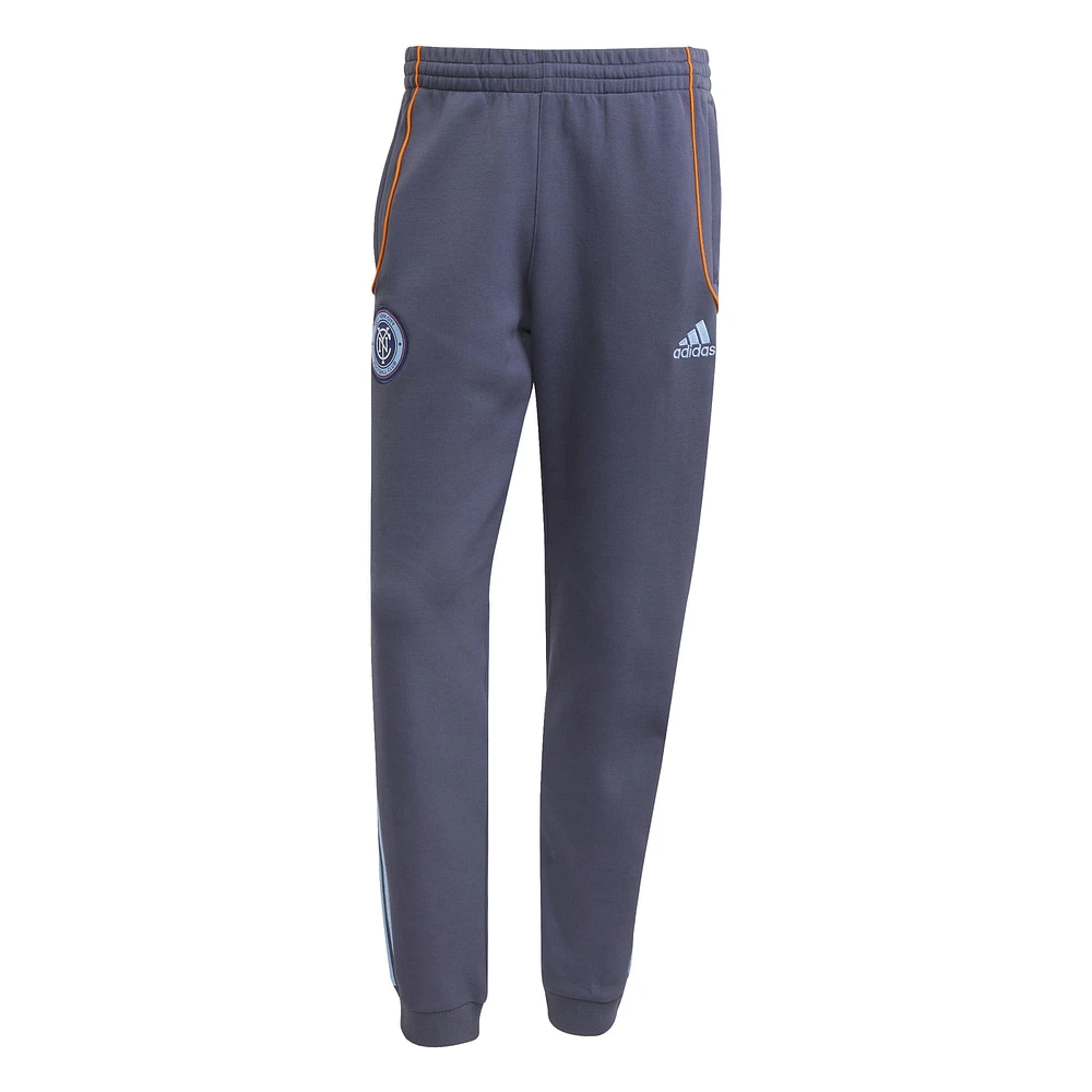 Men's adidas Navy New York City FC 2025 Travel Pants