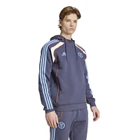 Men's adidas Navy New York City FC 2025 Travel Pullover Hoodie