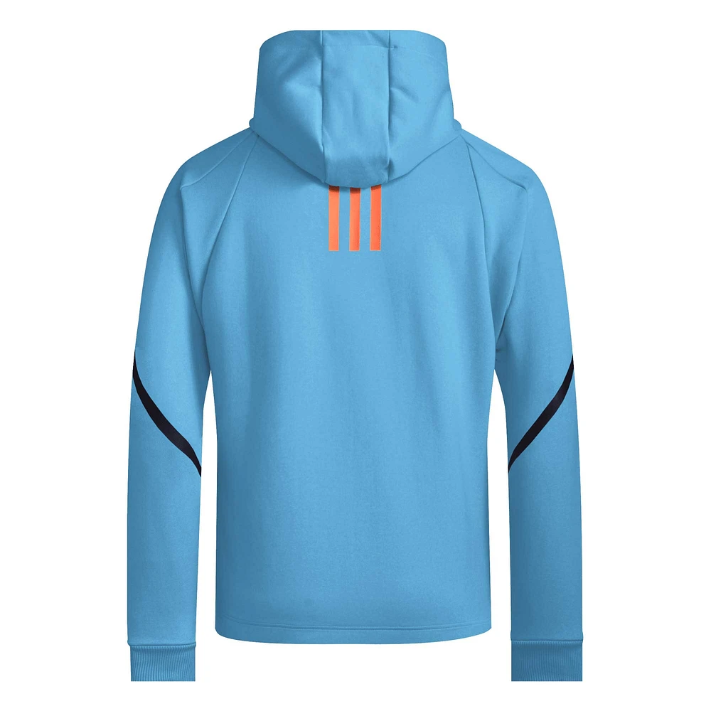 Men's adidas Sky Blue New York City FC 2024 Anthem Travel Raglan Sleeve Full-Zip Jacket