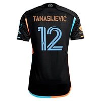 Maillot de joueur authentique adidas Strahinja Tanasijevic noir New York City FC 2024 24/7 pour homme