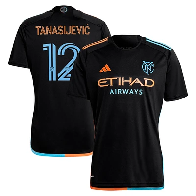 Maillot de joueur adidas Strahinja Tanasijevic noir New York City FC 2024 24/7 pour homme