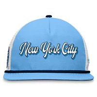 Men's Fanatics Light Blue/White New York City FC True Classic Golf Snapback Hat