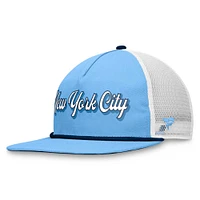 Men's Fanatics Light Blue/White New York City FC True Classic Golf Snapback Hat
