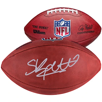 Cam Skattebo New York Giants Autographed Wilson Duke Full Color Football