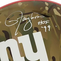 Lawrence Taylor New York Giants Autographed Riddell Camo Alternate Speed Authentic Helmet with "HOF 99" Inscription
