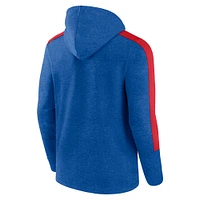 Men's Fanatics  Heather Royal New York Giants Gains Full-Zip Hoodie