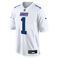 Maillot Nike Malik Nabers Tundra New York Giants Fashion pour homme Blanc