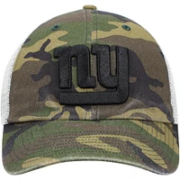 Men's '47 Camo New York Giants Branson Clean Up Trucker Hat