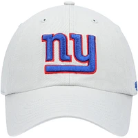 Men's '47 Gray New York Giants Team Clean Up Adjustable Hat
