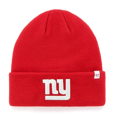 Bonnet en tricot à revers de base secondaire '47 Red New York Giants pour hommes
