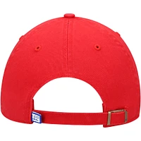 Men's '47 Red New York Giants Secondary Clean Up Adjustable Hat