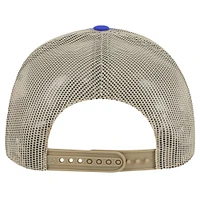 Men's '47 Royal/Natural New York Giants Campscape Relaxed Trucker Adjustable Hat