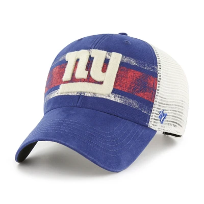 Men's '47 Royal/White New York Giants Interlude MVP Trucker Snapback Hat