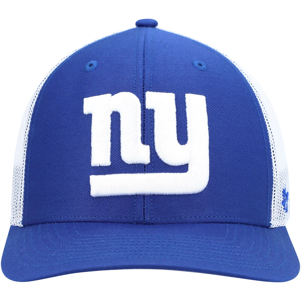 Men's '47 Royal/White New York Giants Trucker Snapback Hat