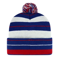 Men's '47 Royal New York Giants Powerline Cuffed Knit Hat with Pom