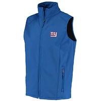 Men's Dunbrooke Royal New York Giants Circle Archer Softshell Full-Zip Vest