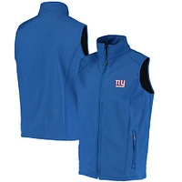 Men's Dunbrooke Royal New York Giants Circle Archer Softshell Full-Zip Vest