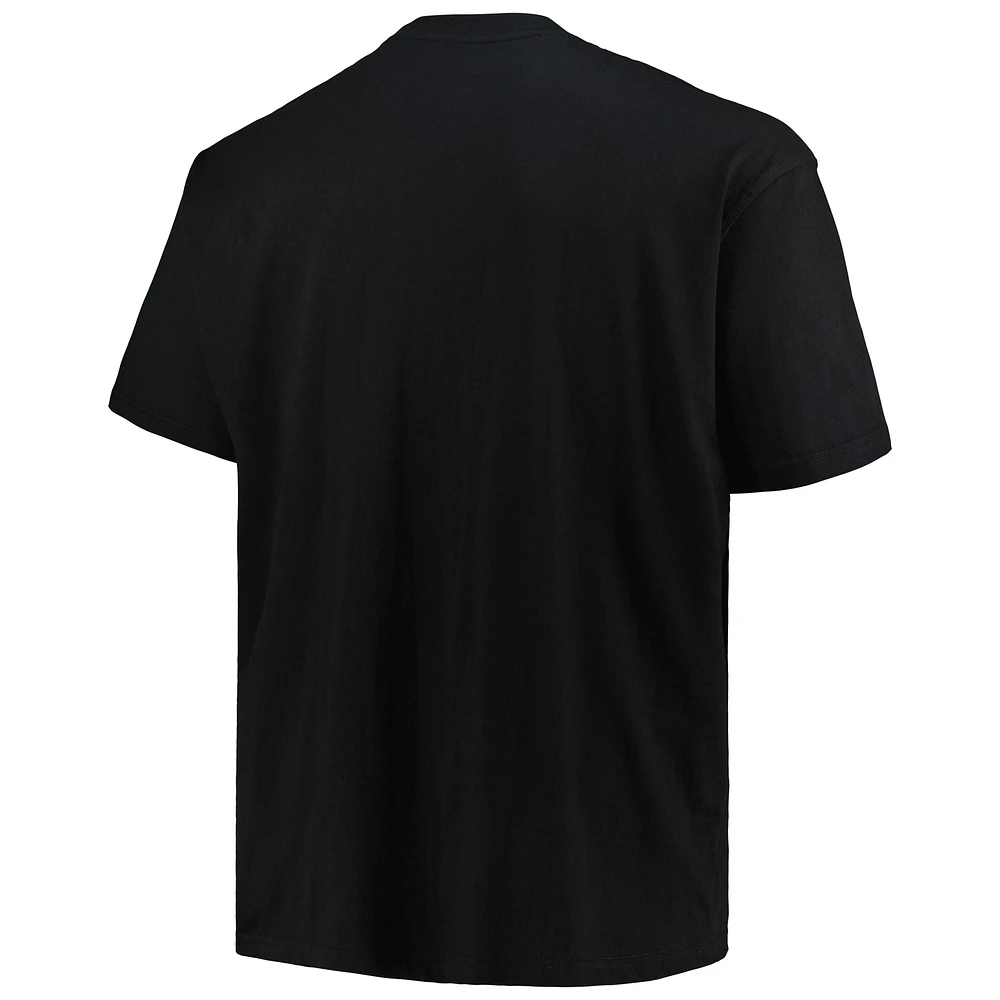 Men's Fanatics Black New York Giants Big & Tall Pop T-Shirt