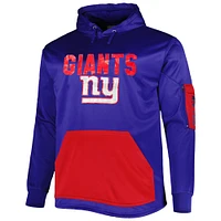 Men's Fanatics Royal New York Giants Big & Tall Pullover Hoodie