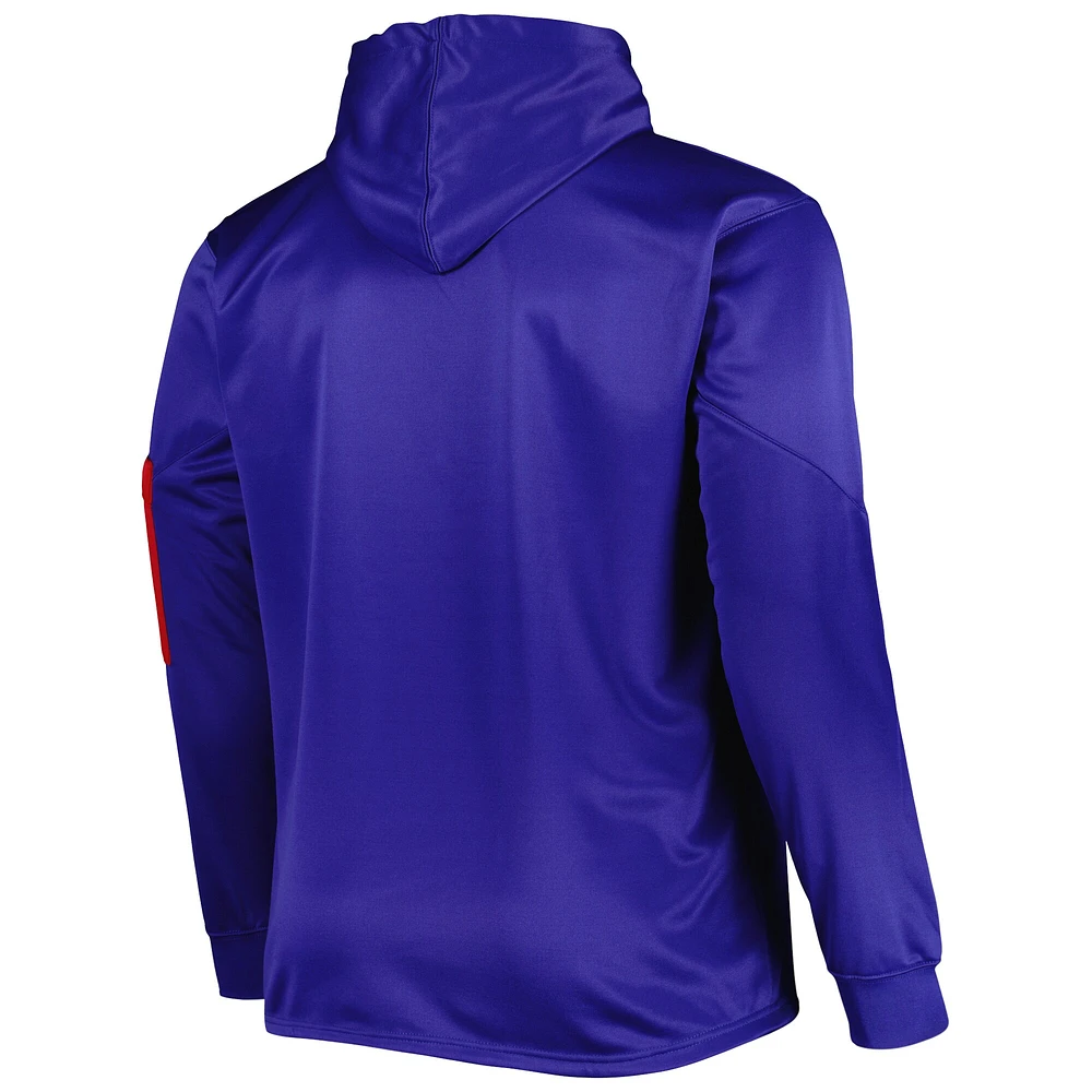 Men's Fanatics Royal New York Giants Big & Tall Pullover Hoodie