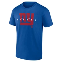 Men's Fanatics Royal New York Giants Coordinate T-Shirt