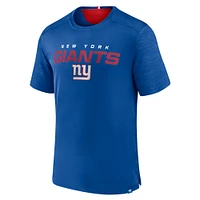 Men's Fanatics Royal New York Giants Defender Evo T-Shirt