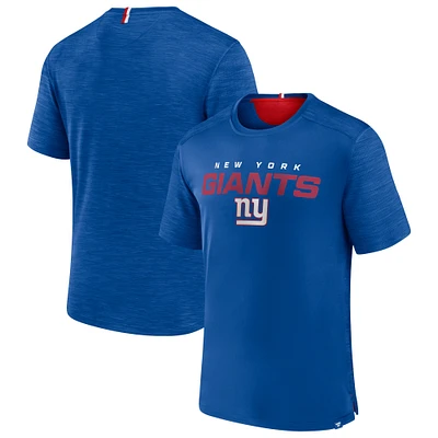 Men's Fanatics Royal New York Giants Defender Evo T-Shirt