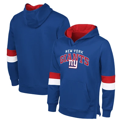 Sweat à capuche adaptatif G-III Sports by Carl Banks pour homme, bleu royal/rouge, New York Giants