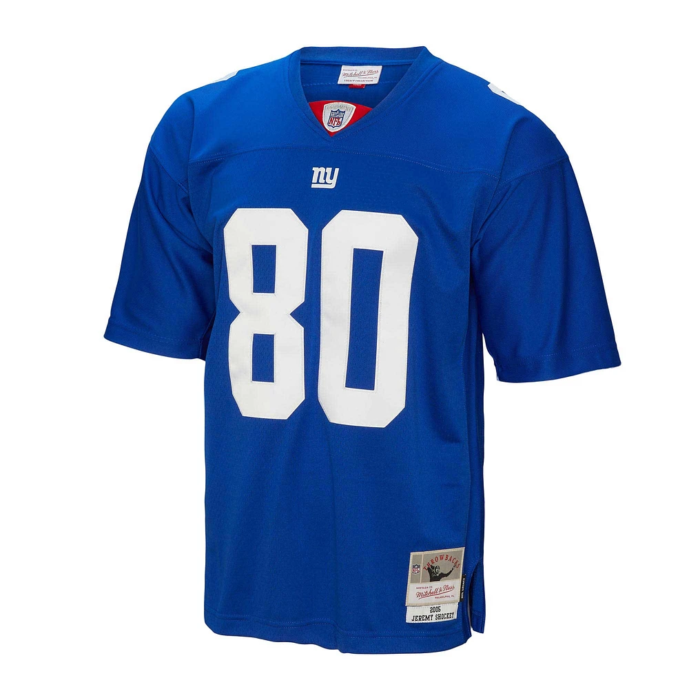 Men's Mitchell & Ness Jeremy Shockey Royal New York Giants Legacy Replica Jersey