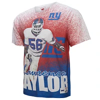Men's Mitchell & Ness Lawrence Taylor Gray New York Giants Burst Retired Player T-Shirt