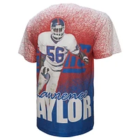 Men's Mitchell & Ness Lawrence Taylor Gray New York Giants Burst Retired Player T-Shirt