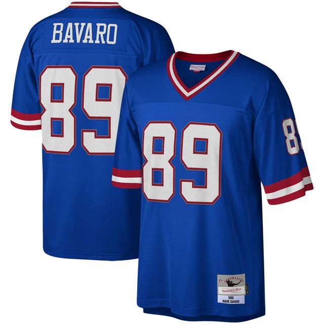 Maillot Mitchell & Ness Mark Bavaro Royal New York Giants Legacy pour homme