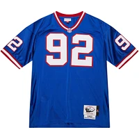Maillot de joueur retraité authentique Mitchell & Ness Michael Strahan Royal New York Giants 1993 pour hommes